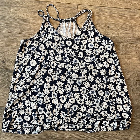 LOFT Tops Floral Loft Tank Top Poshmark
